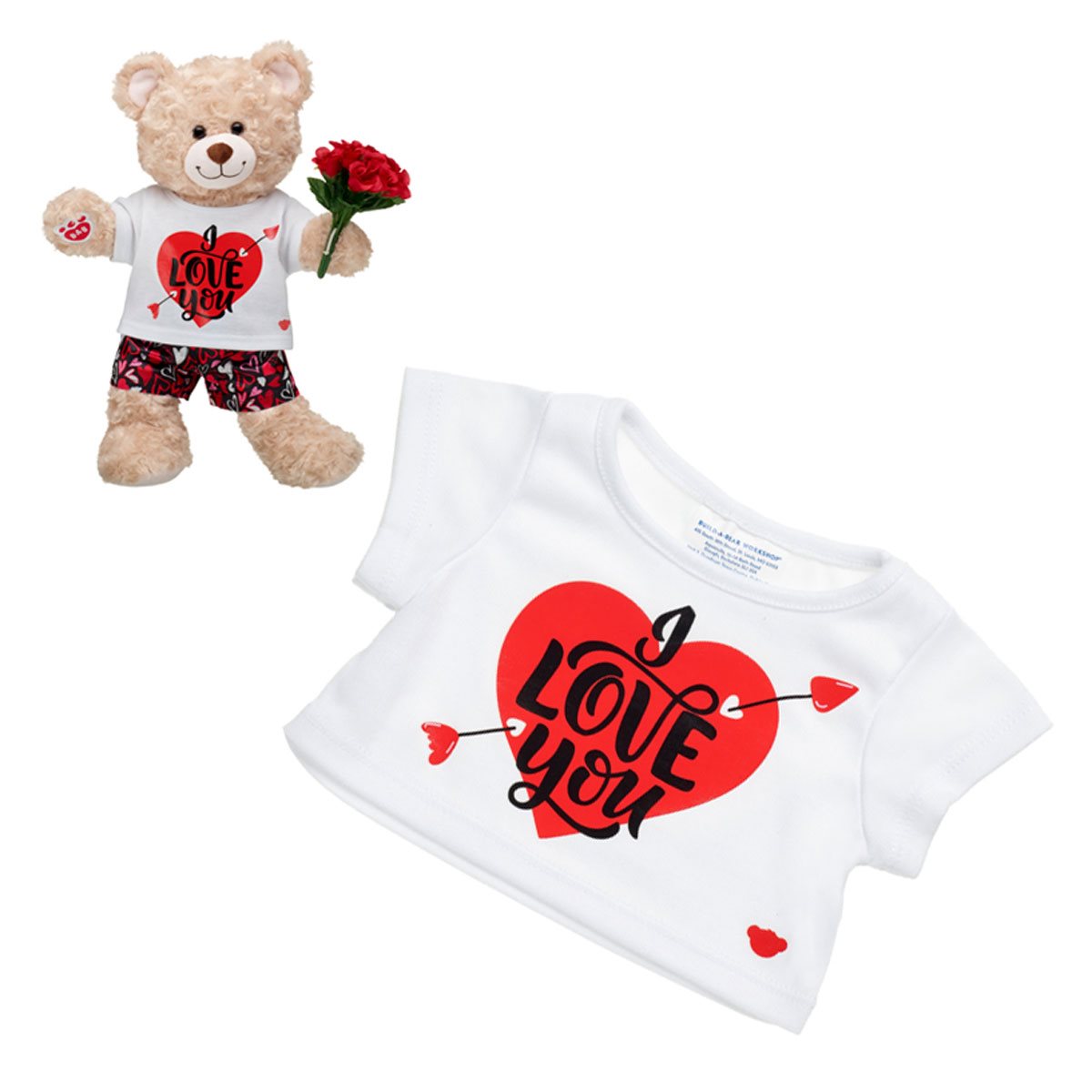 Polera I Love U Build-A-Bear